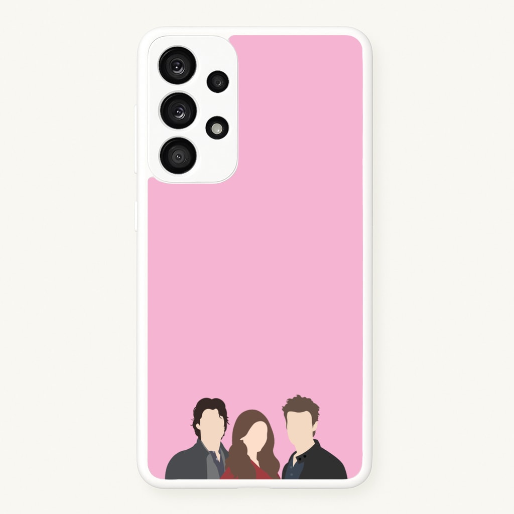 Elena, Damon And Stefan - VD - Vampire Diaries Phone Case for Galaxy A53