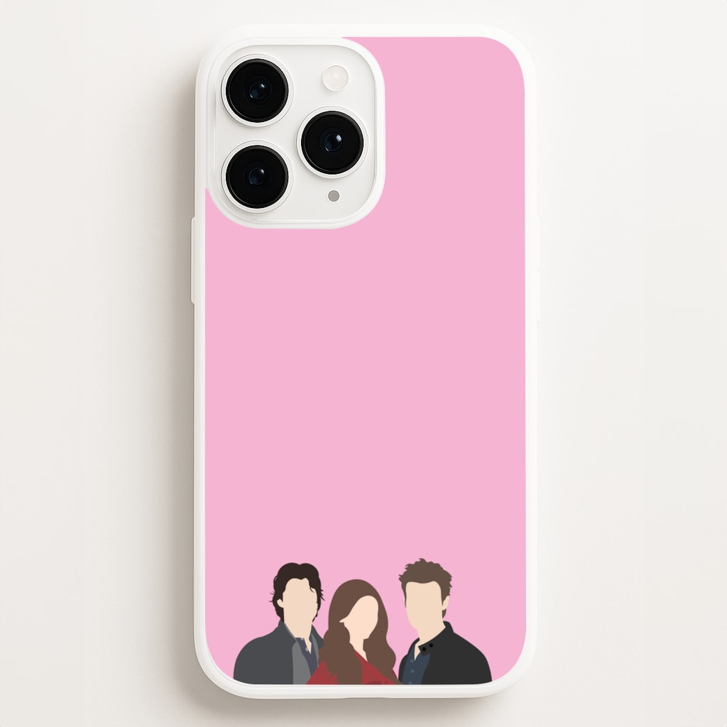 Elena, Damon And Stefan - VD - Vampire Diaries Phone Case for iPhone 12 Pro Max