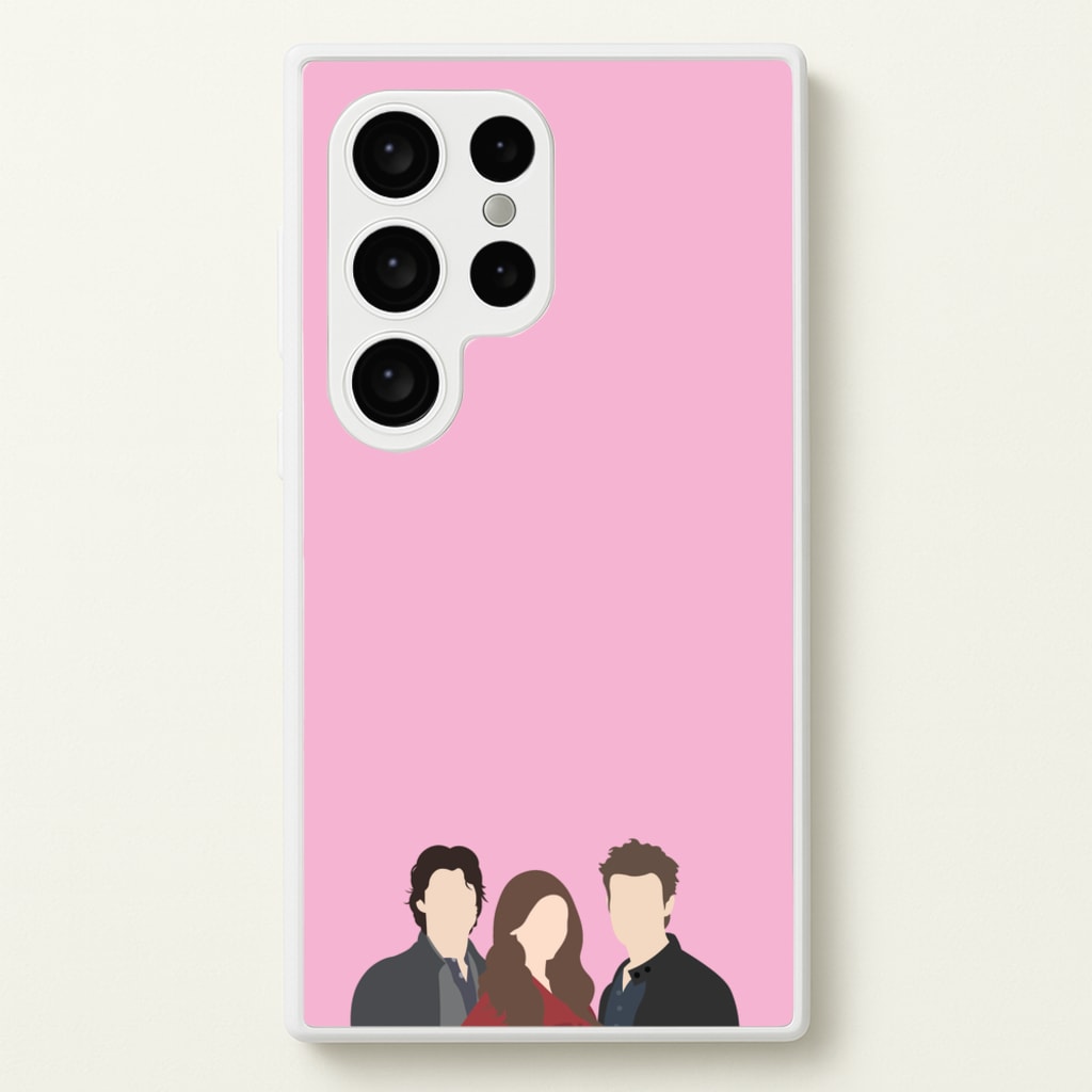 Elena, Damon And Stefan - VD - Vampire Diaries Phone Case for Galaxy S24 Ultra