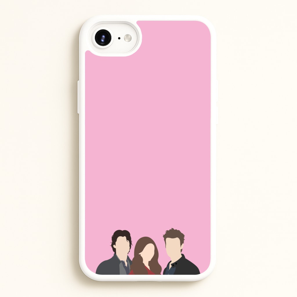 Elena, Damon And Stefan - VD - Vampire Diaries Phone Case for iPhone 6 / 7 / 8 / SE