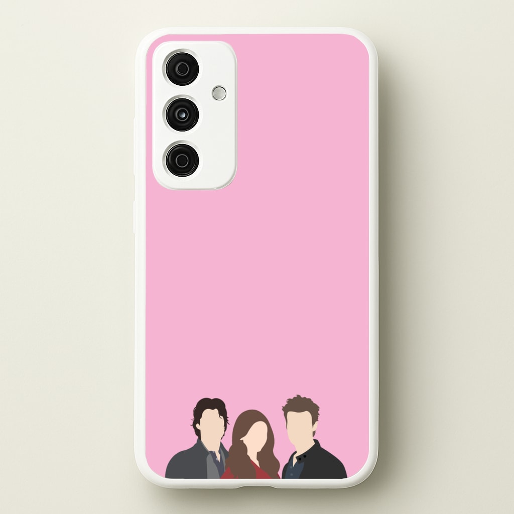 Elena, Damon And Stefan - VD - Vampire Diaries Phone Case for Galaxy A55