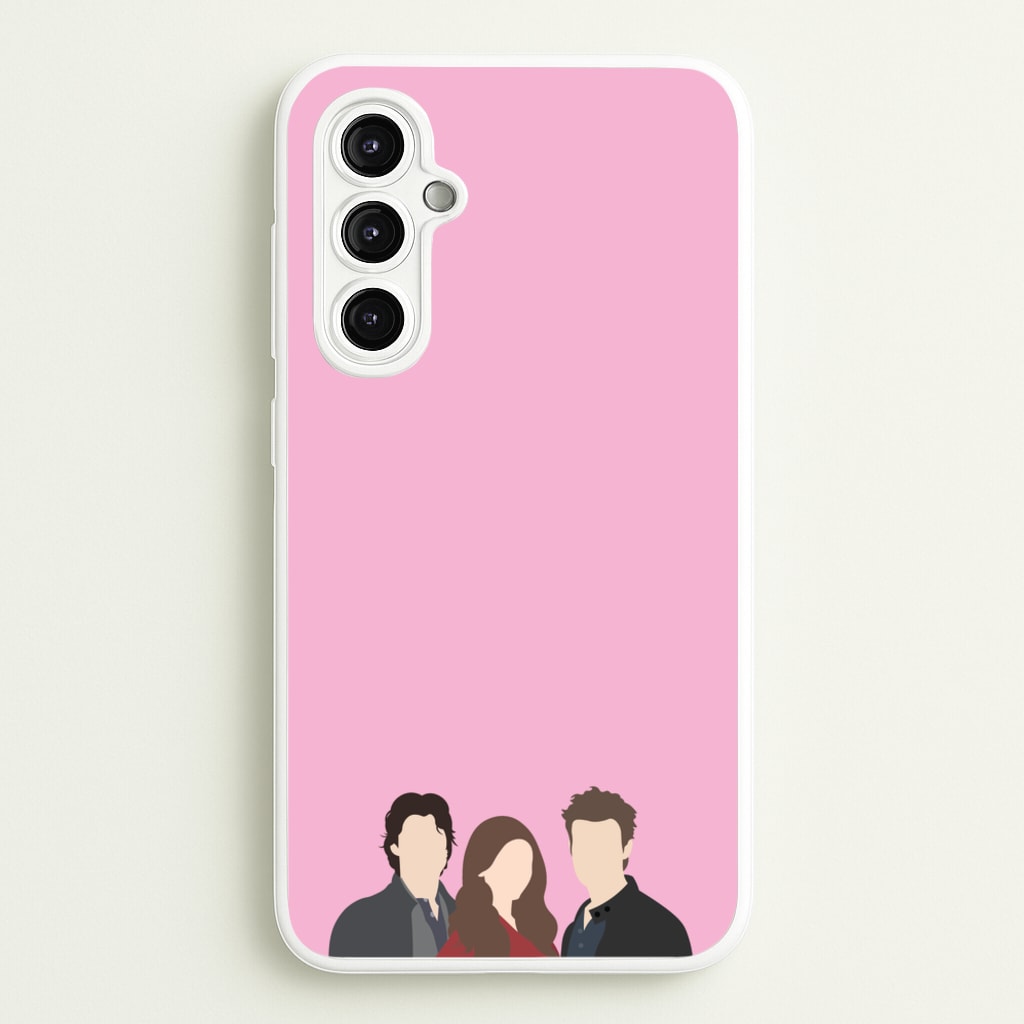 Elena, Damon And Stefan - VD - Vampire Diaries Phone Case for Galaxy A14