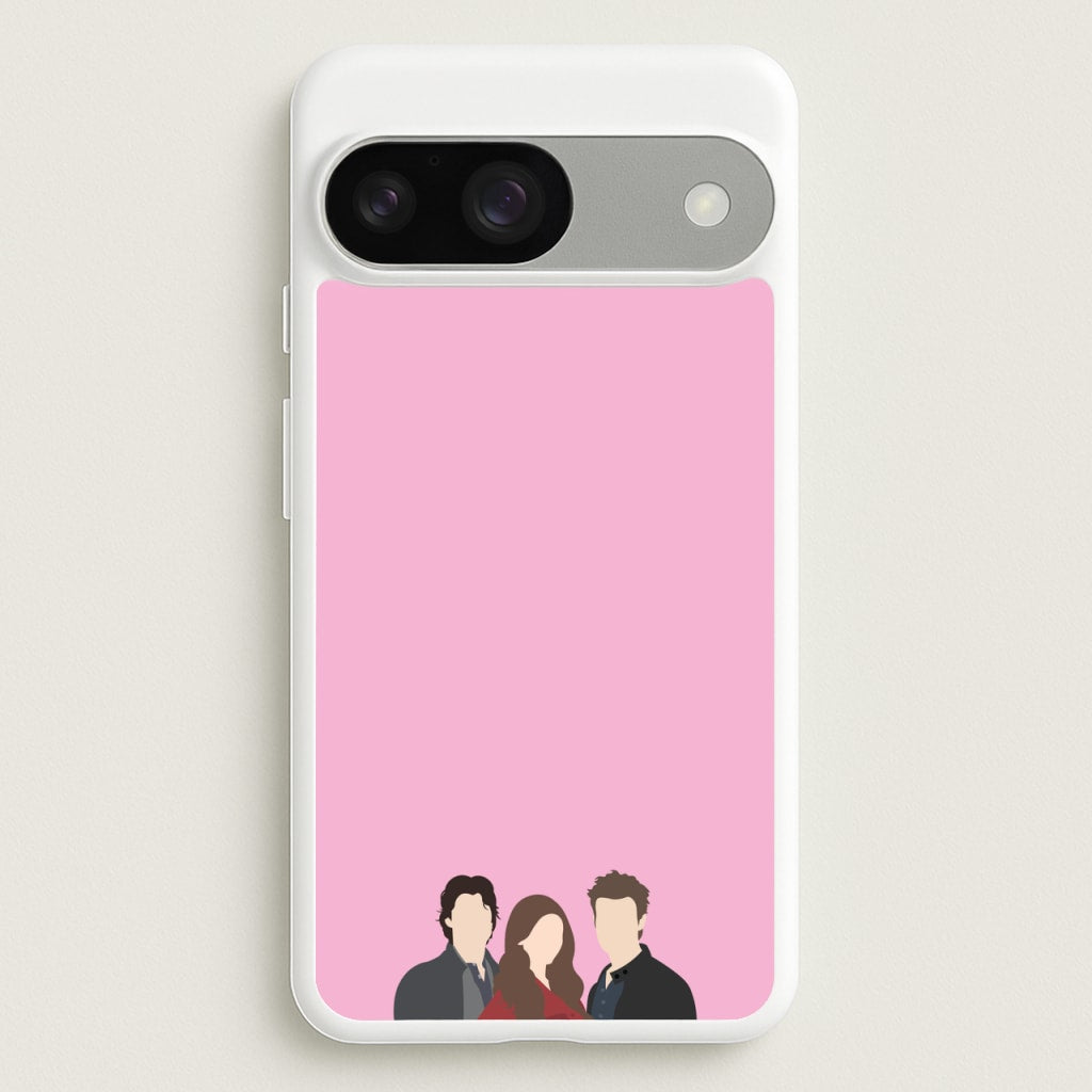 Elena, Damon And Stefan - VD - Vampire Diaries Phone Case for Google Pixel 9 / 9 Pro