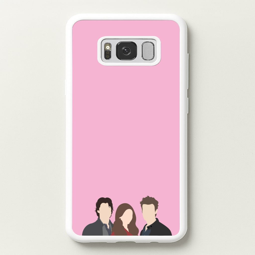 Elena, Damon And Stefan - VD - Vampire Diaries Phone Case for Galaxy S8 Plus
