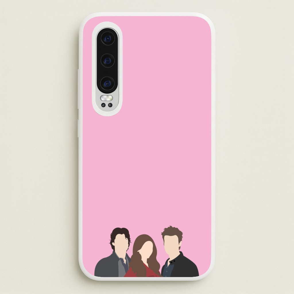 Elena, Damon And Stefan - VD - Vampire Diaries Phone Case for Huawei P30