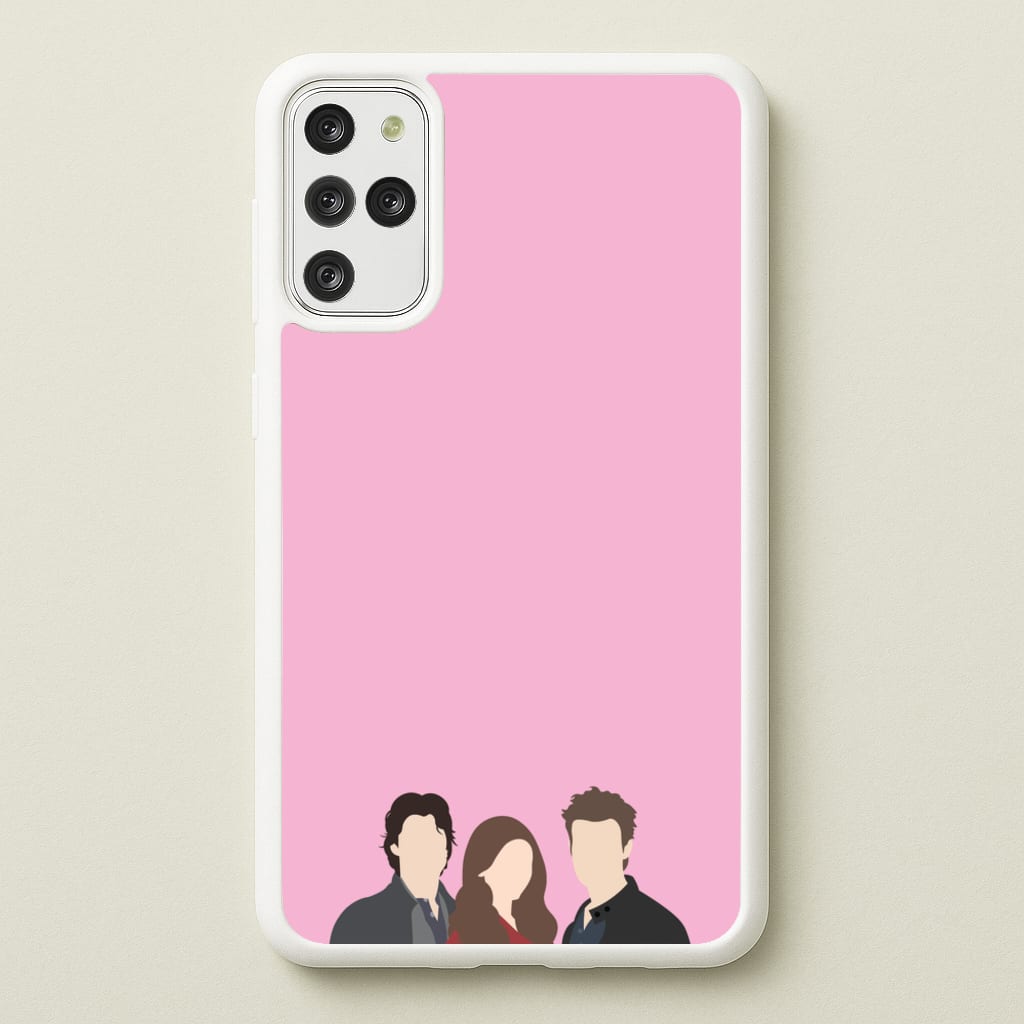Elena, Damon And Stefan - VD - Vampire Diaries Phone Case for Galaxy S20 Plus