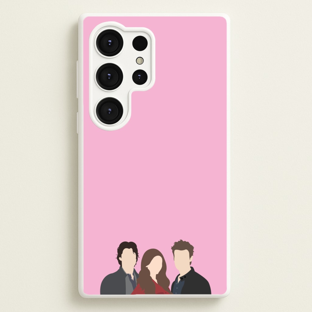 Elena, Damon And Stefan - VD - Vampire Diaries Phone Case for Galaxy S25 Ultra