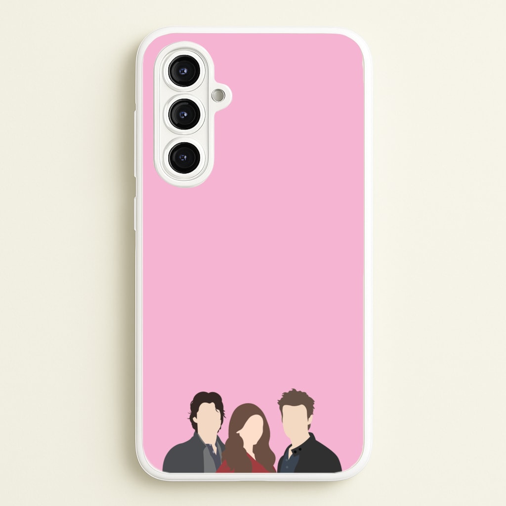 Elena, Damon And Stefan - VD - Vampire Diaries Phone Case for Galaxy A16