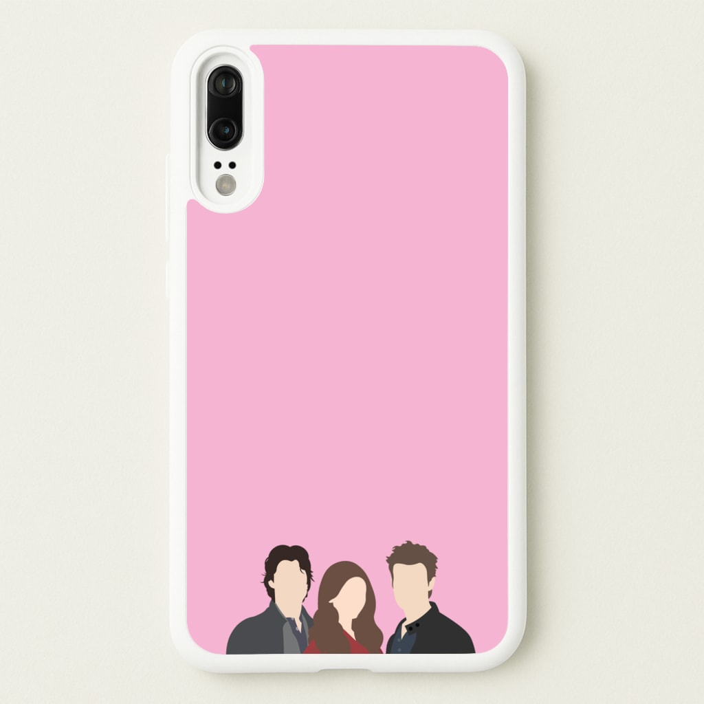 Elena, Damon And Stefan - VD - Vampire Diaries Phone Case for Huawei P20