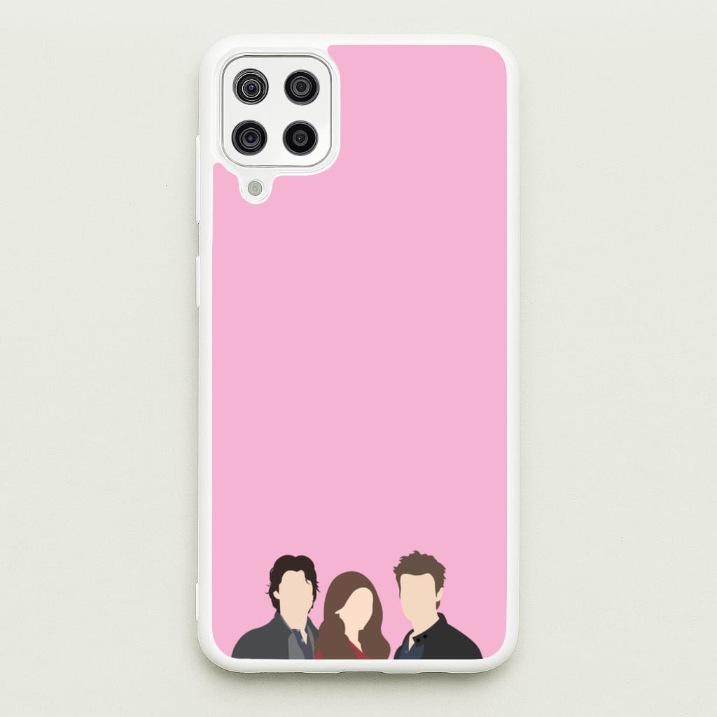 Elena, Damon And Stefan - VD - Vampire Diaries Phone Case for Galaxy A12