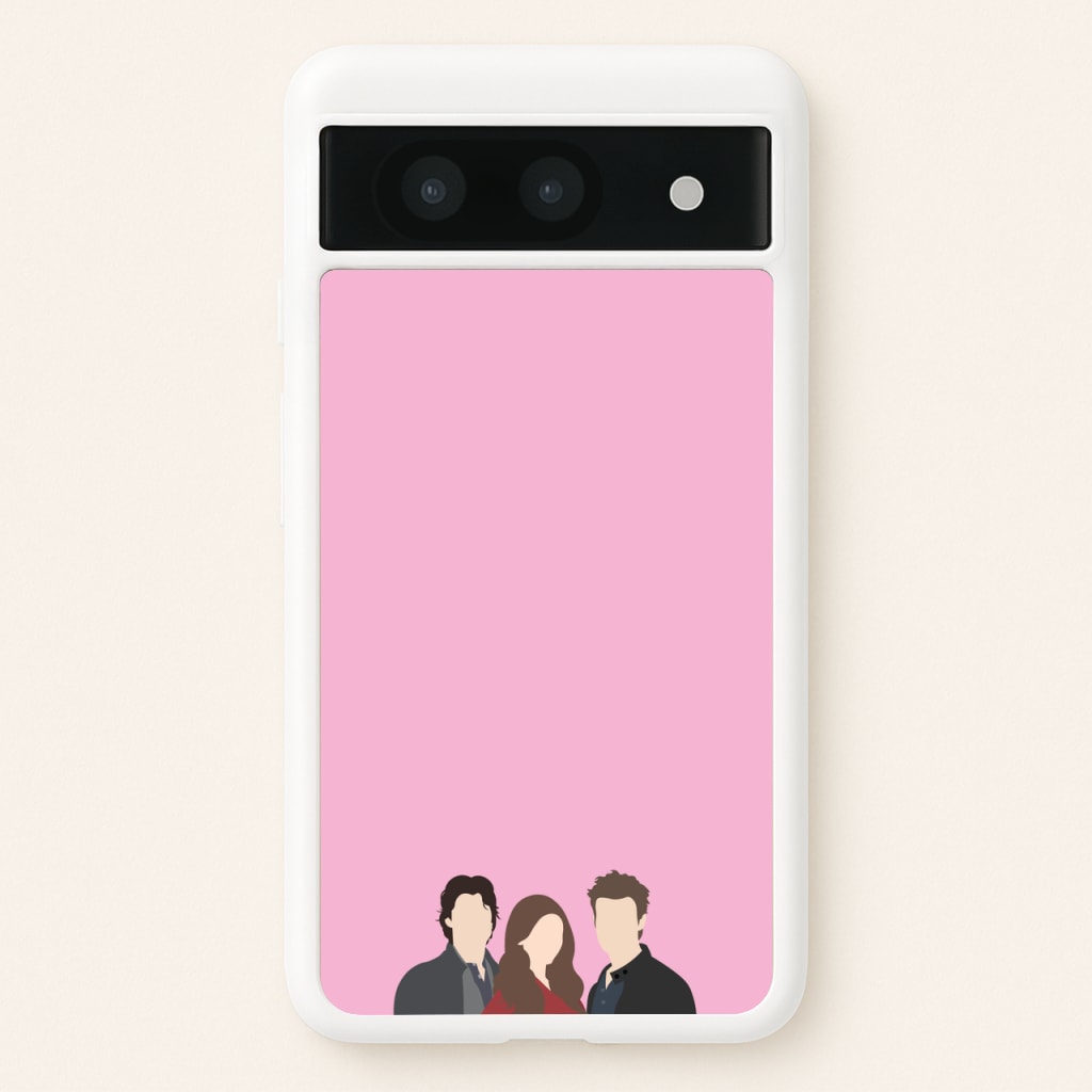 Elena, Damon And Stefan - VD - Vampire Diaries Phone Case for Google Pixel 8a