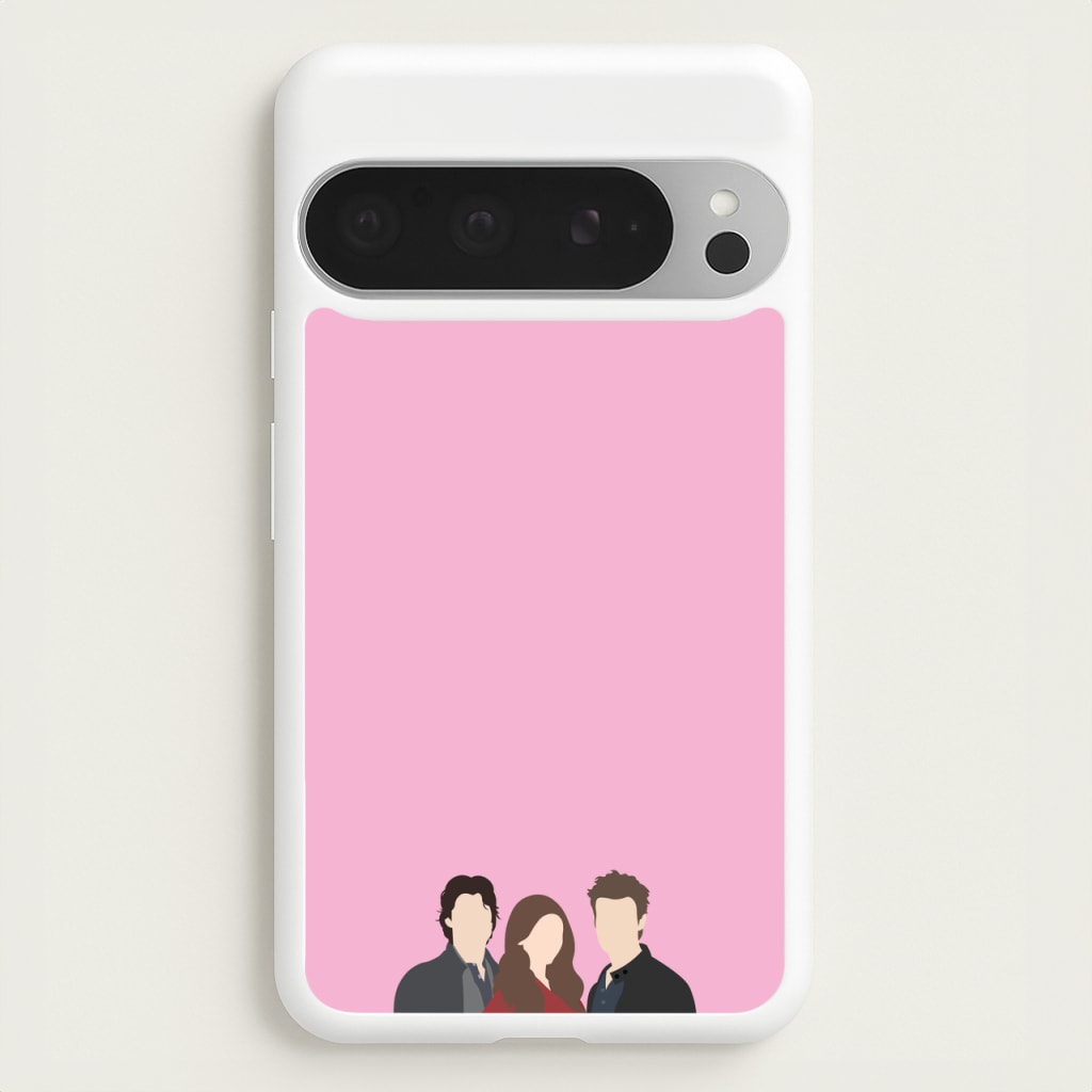 Elena, Damon And Stefan - VD - Vampire Diaries Phone Case for Google Pixel 9 Pro XL