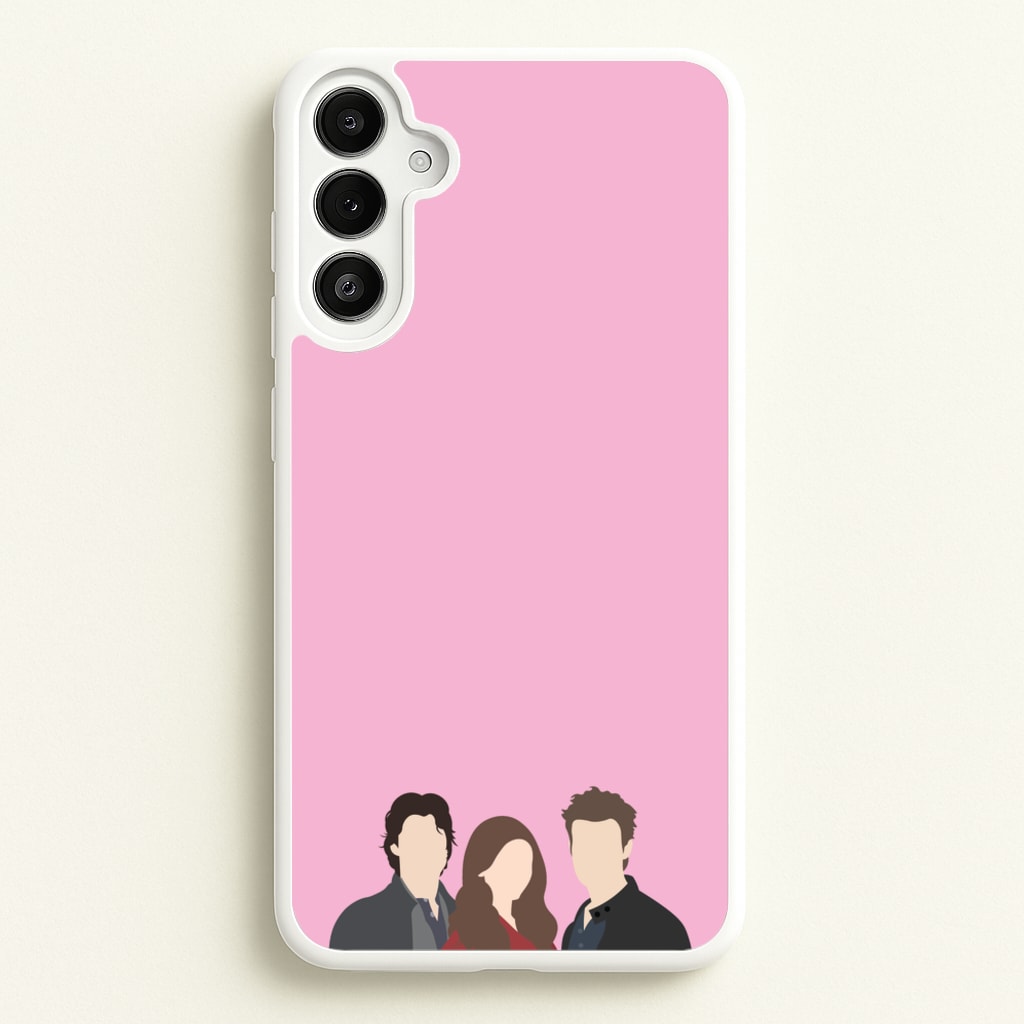 Elena, Damon And Stefan - VD - Vampire Diaries Phone Case for Galaxy A34