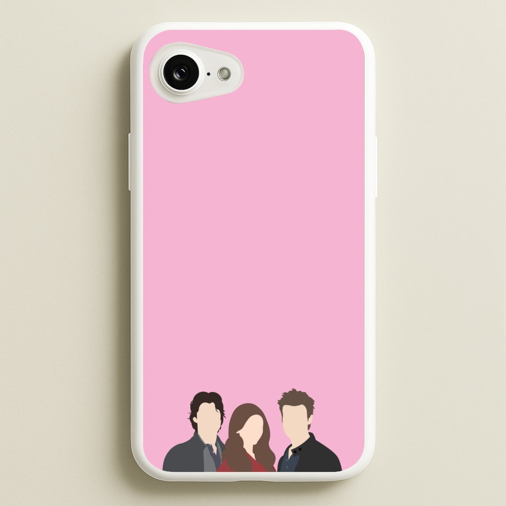 Elena, Damon And Stefan - VD - Vampire Diaries Phone Case for iPhone 16e