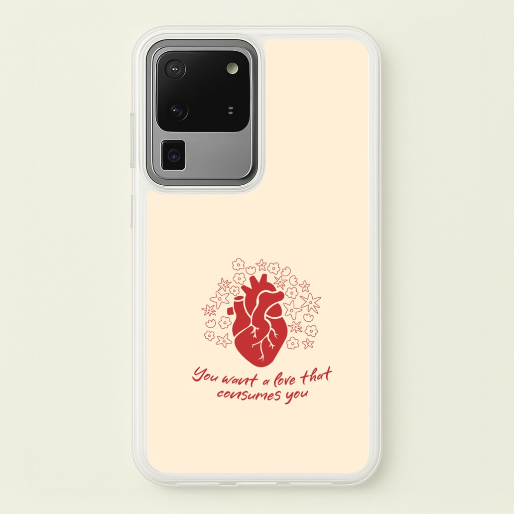 You Want A Love That Consumes You - VD - Vampire Diaries Phone Case for Galaxy S20 Ultra