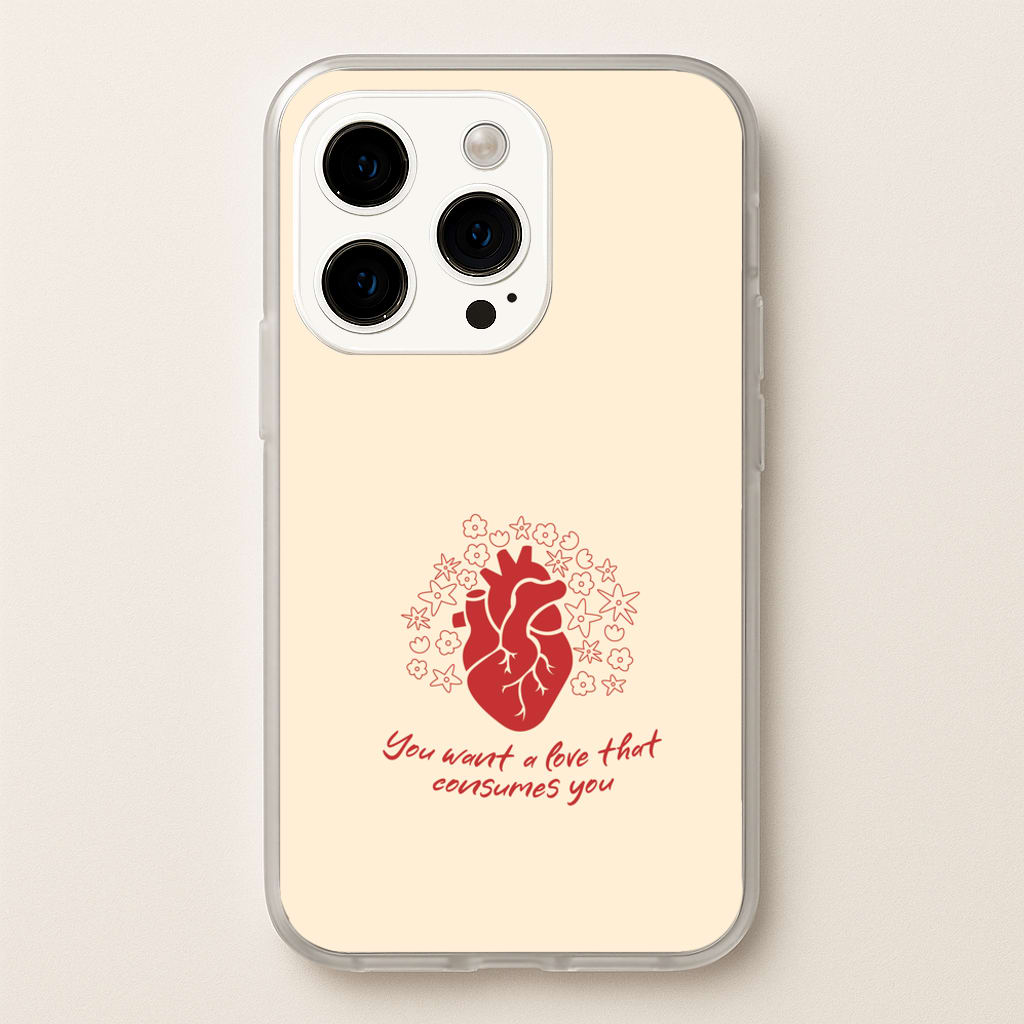You Want A Love That Consumes You - VD - Vampire Diaries Phone Case for iPhone 15 Pro