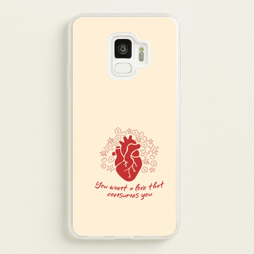 You Want A Love That Consumes You - VD - Vampire Diaries Phone Case for Galaxy S9