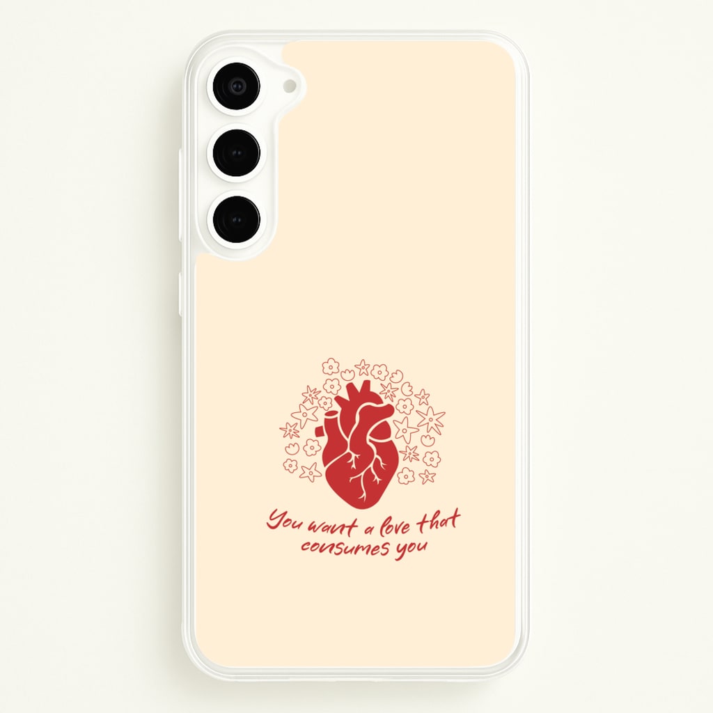 You Want A Love That Consumes You - VD - Vampire Diaries Phone Case for Galaxy S23 Plus