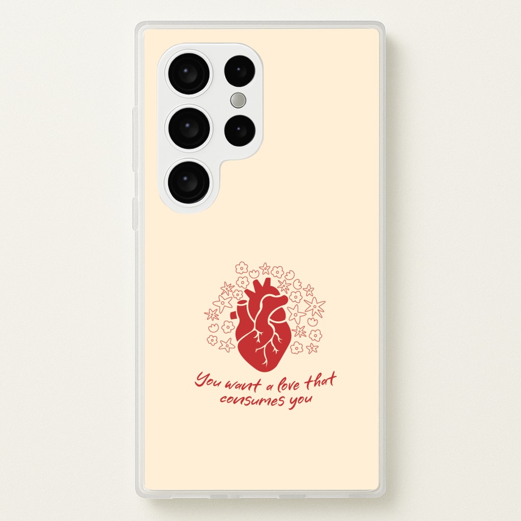 You Want A Love That Consumes You - VD - Vampire Diaries Phone Case for Galaxy S24 Ultra