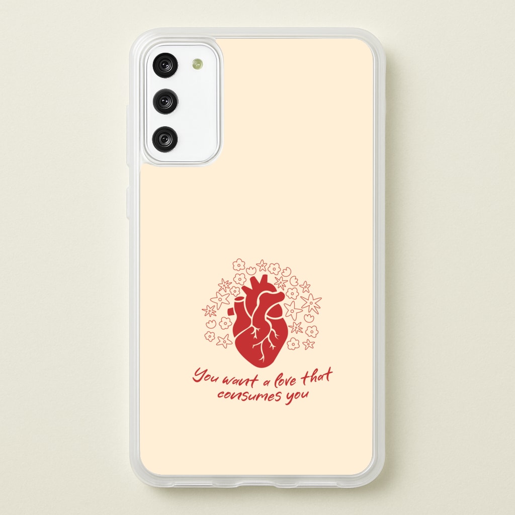 You Want A Love That Consumes You - VD - Vampire Diaries Phone Case for Galaxy S20