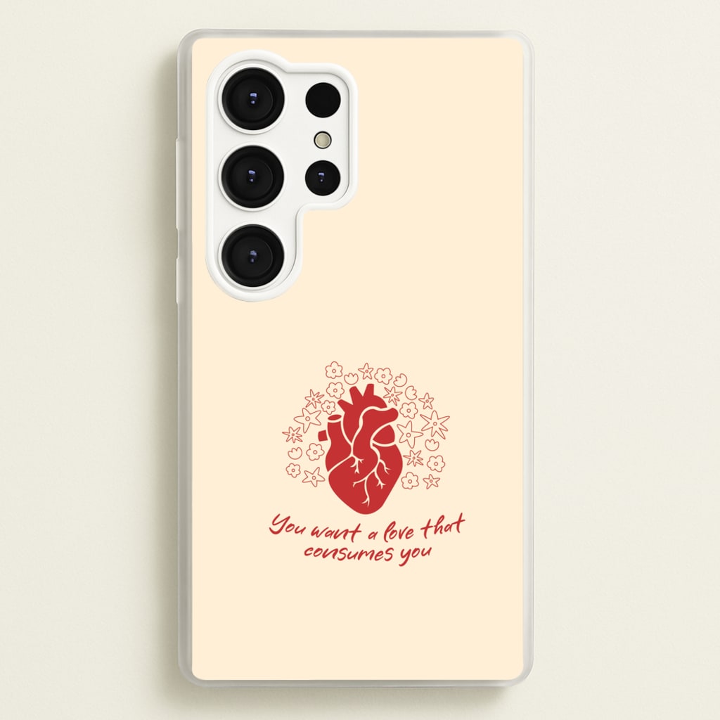 You Want A Love That Consumes You - VD - Vampire Diaries Phone Case for Galaxy S25 Ultra
