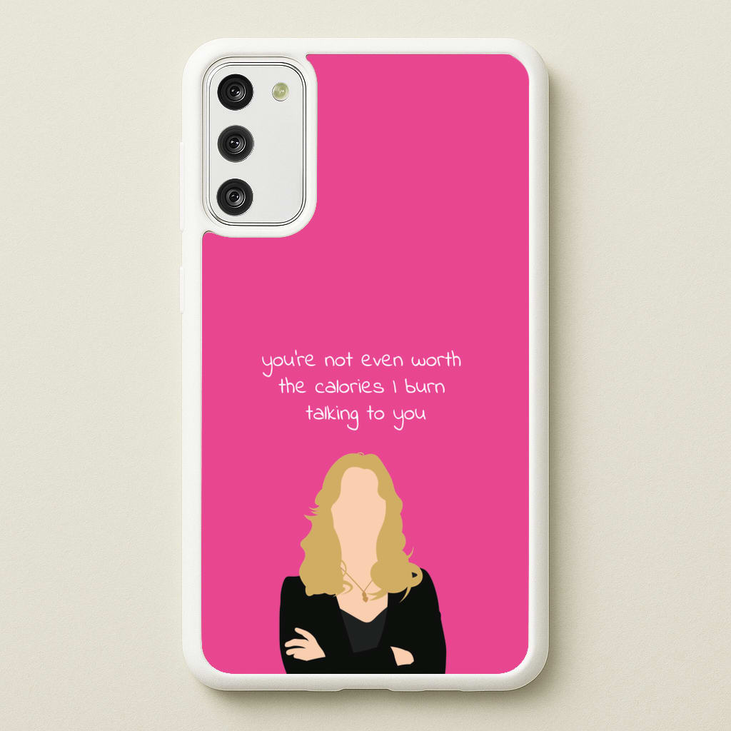 You're Not Even Worth The Calories I Burn Talking To You - VD - Vampire Diaries Phone Case for Galaxy A41