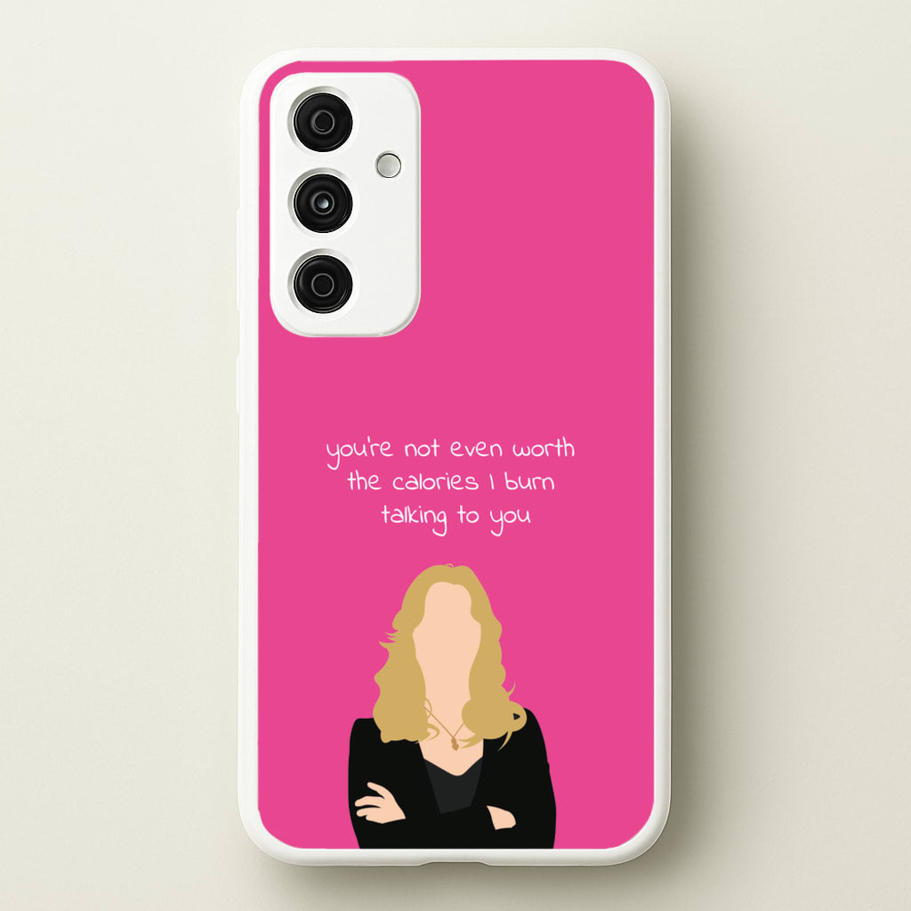 You're Not Even Worth The Calories I Burn Talking To You - VD - Vampire Diaries Phone Case for Galaxy A35