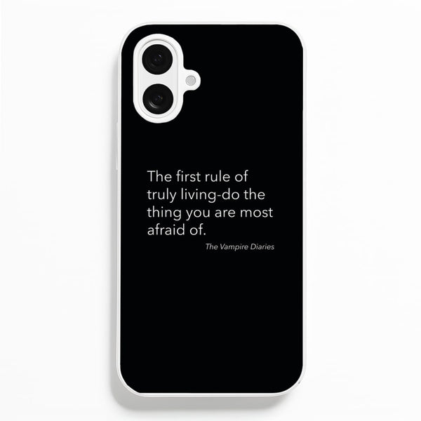 The First Rule Of Truly Living - VD Phone Case