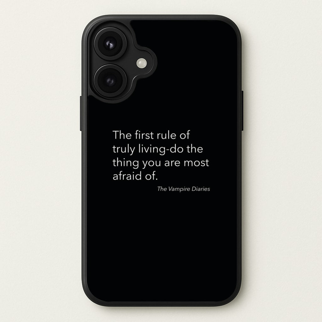The First Rule Of Truly Living - VD Phone Case for iPhone 17
