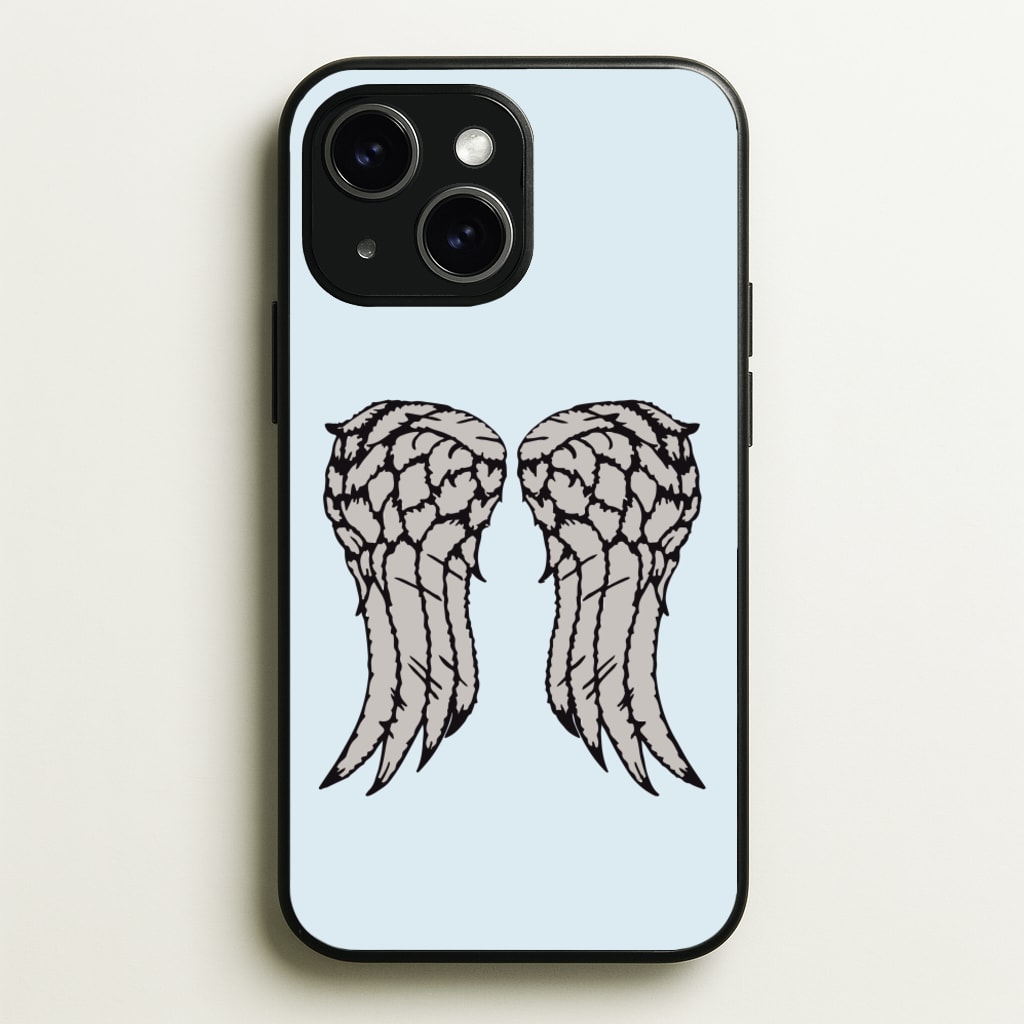Daryl's Wings - TWD - Daryls wing Phone Case for iPhone 15 Plus