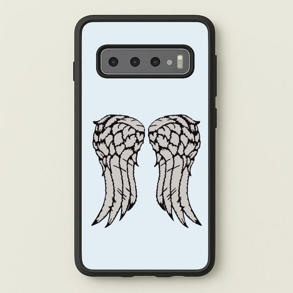 Daryl's Wings - TWD - Daryls wing Phone Case for Galaxy S10 Plus