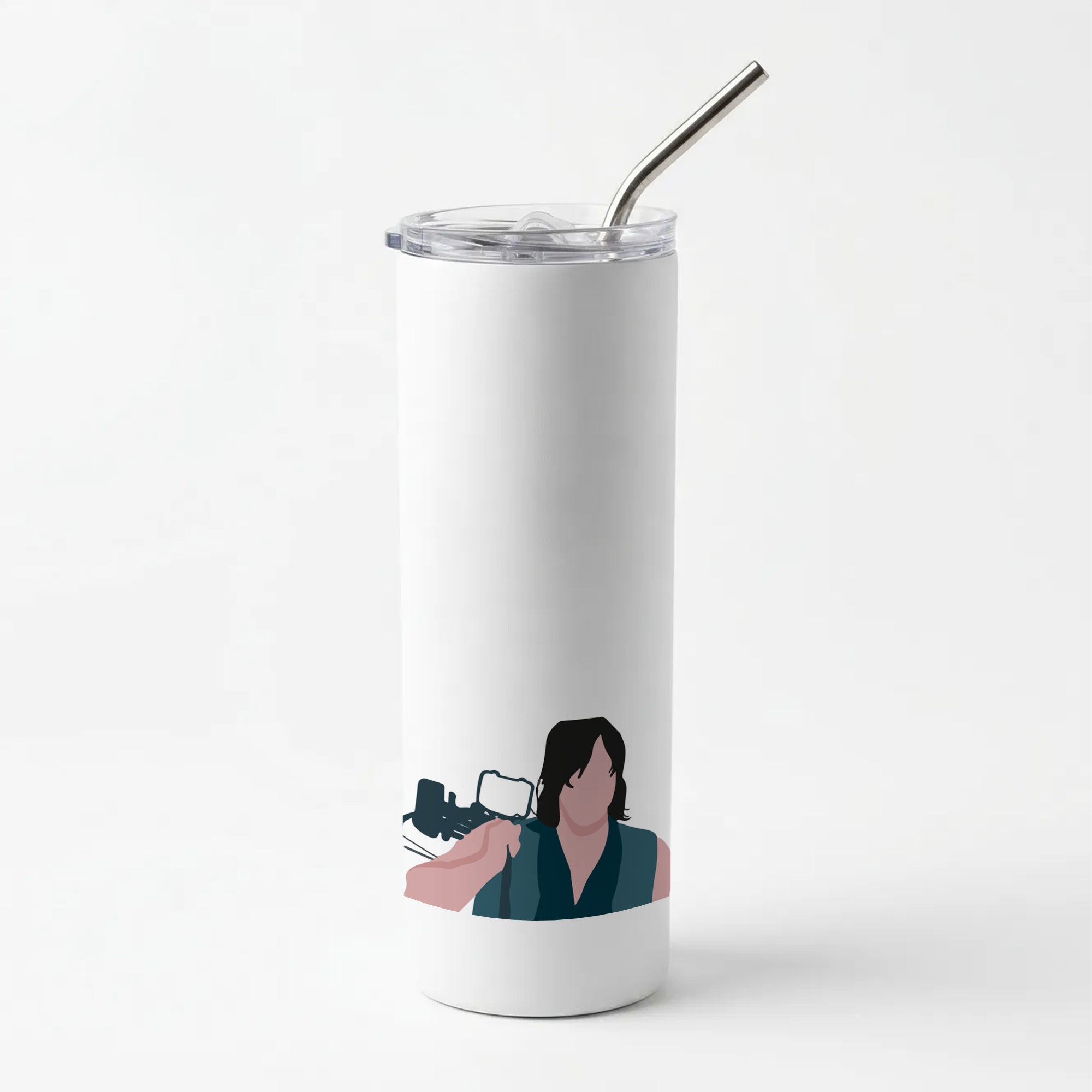 Daryl And His Crossbow - TWD Skinny Tumbler