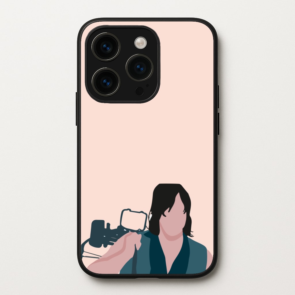 Daryl And His Crossbow - TWD - The Walking Dead Phone Case for iPhone 15 Pro