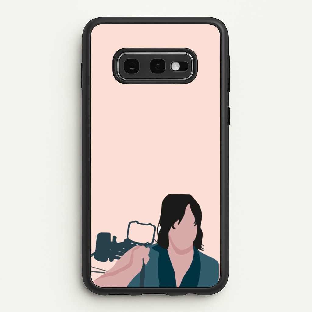 Daryl And His Crossbow - TWD - The Walking Dead Phone Case for Galaxy S10e