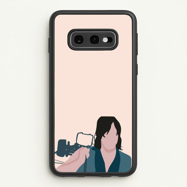 Daryl And His Crossbow - TWD - The Walking Dead Phone Case for Galaxy S10e