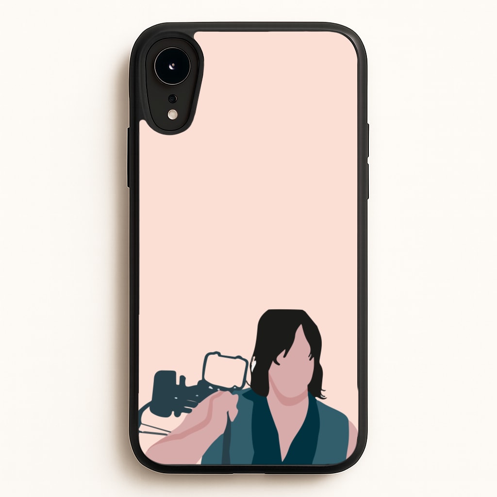 Daryl And His Crossbow - TWD - The Walking Dead Phone Case for iPhone XR