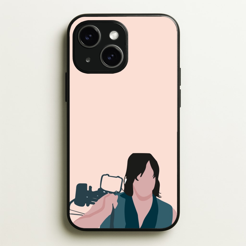 Daryl And His Crossbow - TWD - The Walking Dead Phone Case for iPhone 15