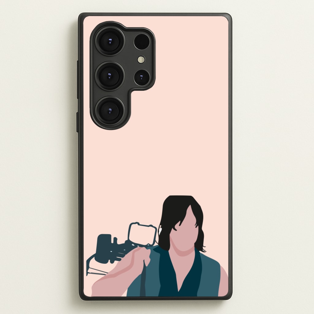Daryl And His Crossbow - TWD - The Walking Dead Phone Case for Galaxy S25 Ultra