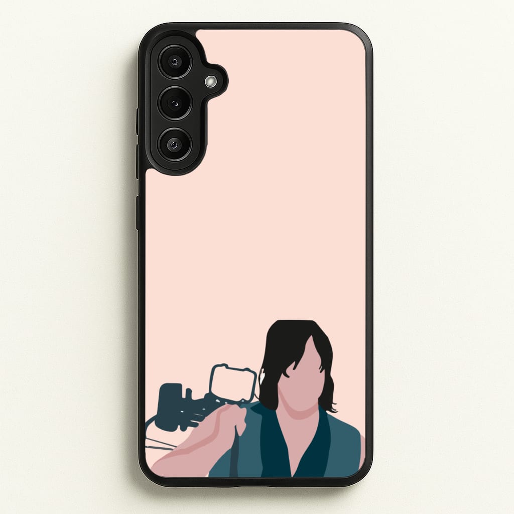 Daryl And His Crossbow - TWD - The Walking Dead Phone Case for Galaxy A34