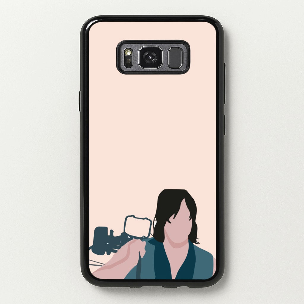 Daryl And His Crossbow - TWD - The Walking Dead Phone Case for Galaxy S8