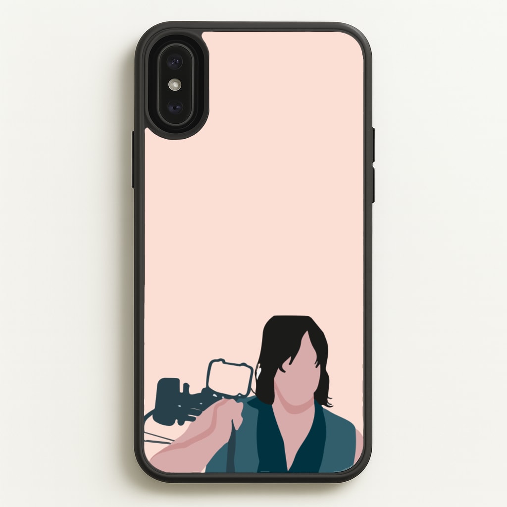 Daryl And His Crossbow - TWD - The Walking Dead Phone Case for iPhone XS Max