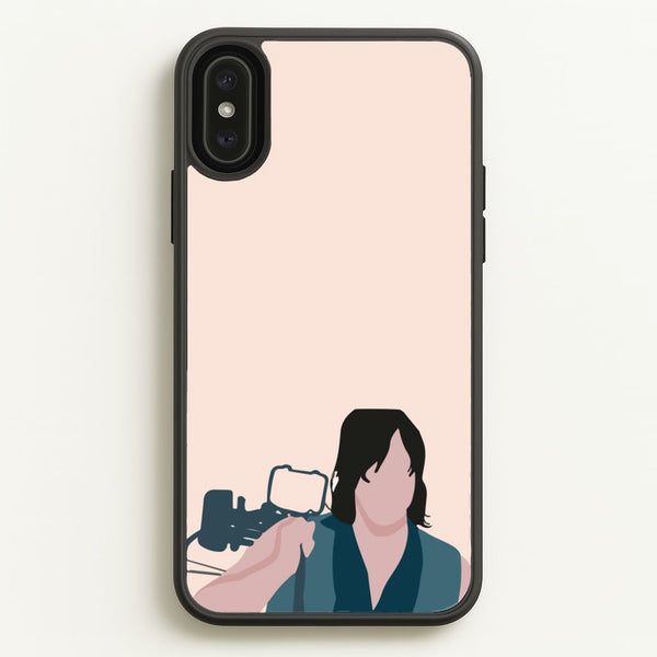 Daryl And His Crossbow - TWD - The Walking Dead Phone Case for iPhone XS Max