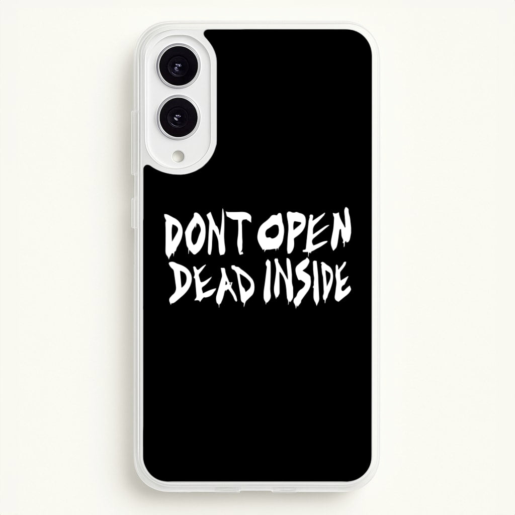 Don't Open Dead Inside - TWD - The Walking Dead Phone Case for Galaxy S25 Edge