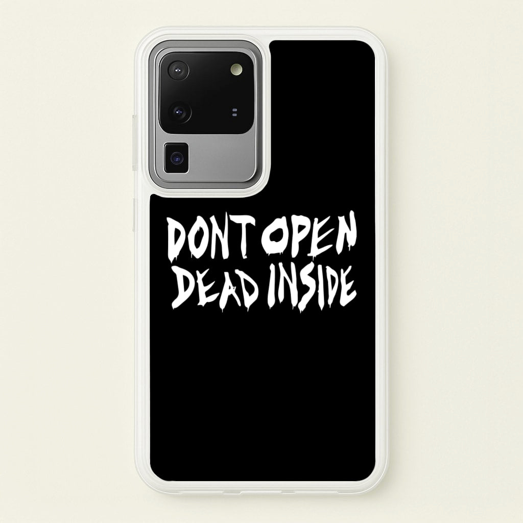 Don't Open Dead Inside - TWD - The Walking Dead Phone Case for Galaxy S20 Ultra