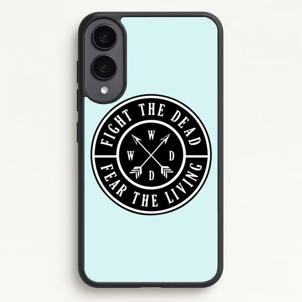 Fight The Dead, Fear The Living - TWD - The Walking Dead Phone Case for Galaxy S25 Edge