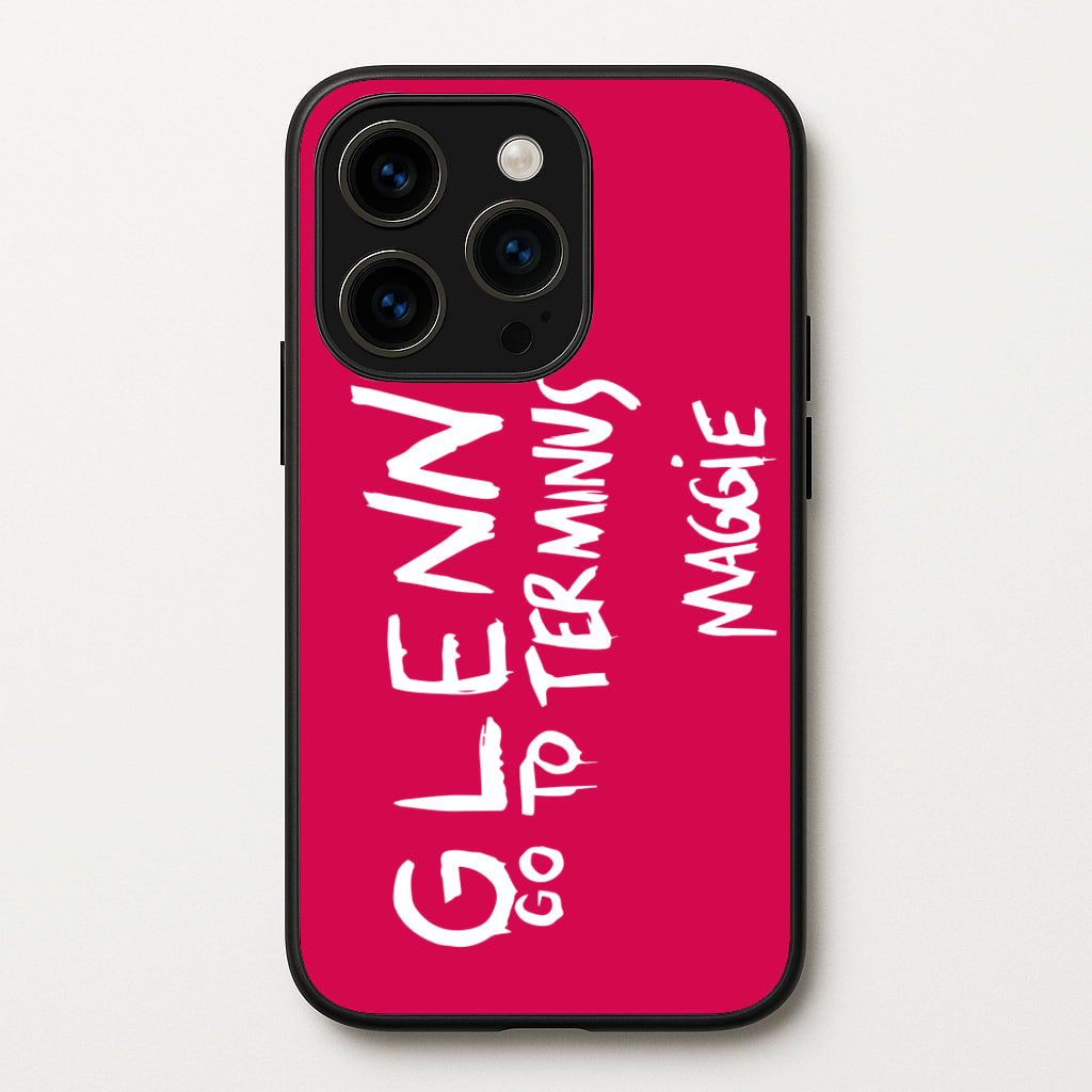 Message For Glenn - TWD - The Walking Dead Phone Case for iPhone 15 Pro Max