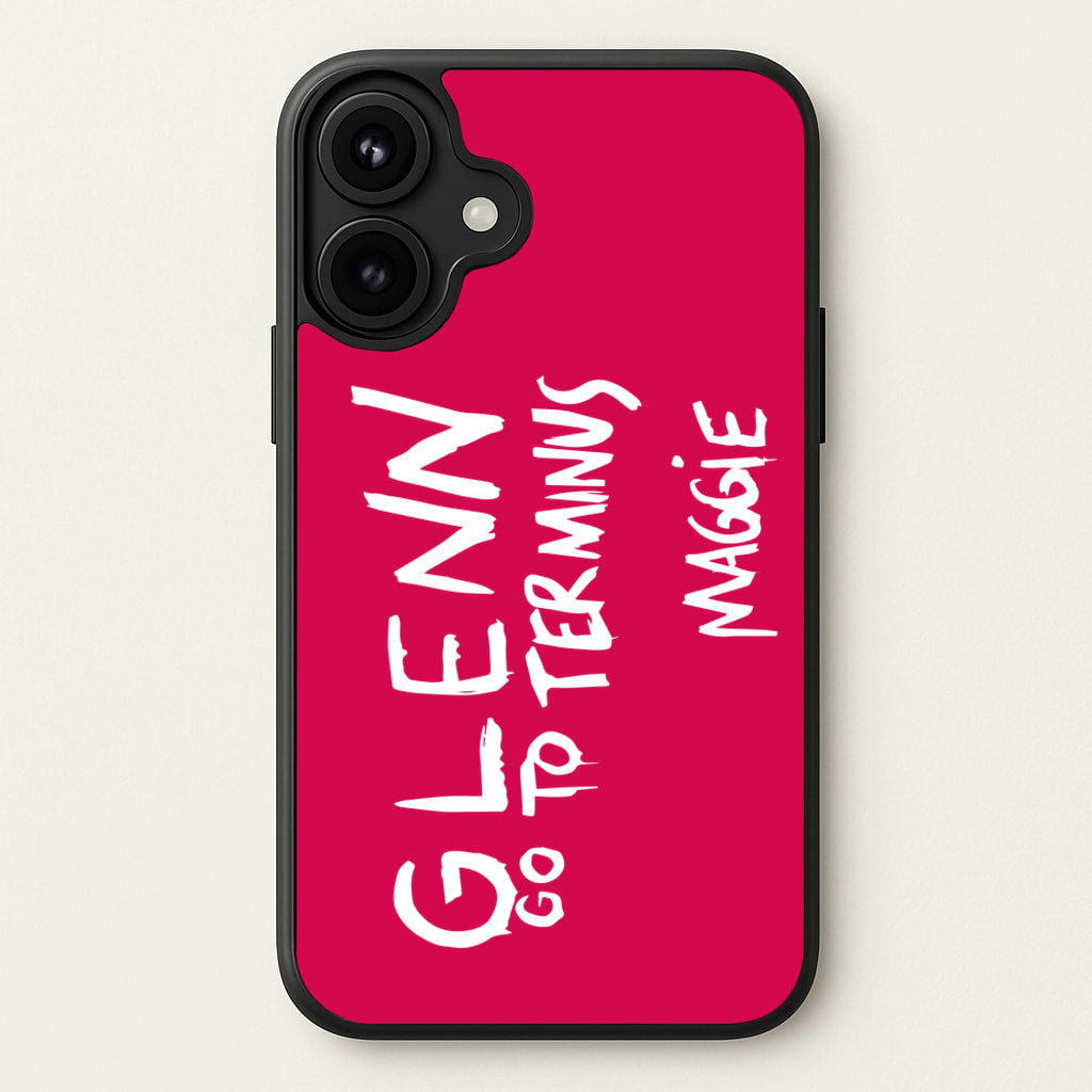 Message For Glenn - TWD Phone Case for iPhone 17