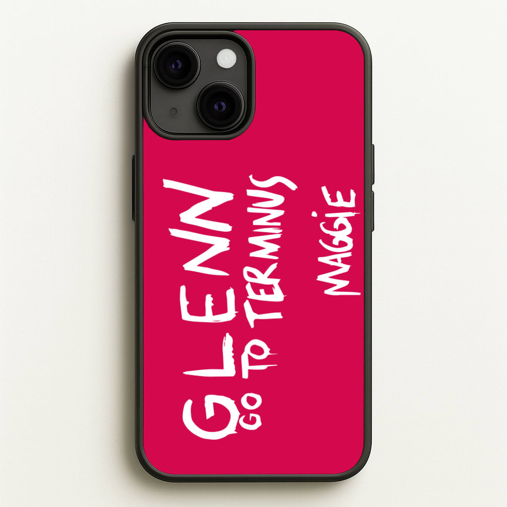Message For Glenn - TWD - The Walking Dead Phone Case for iPhone 13