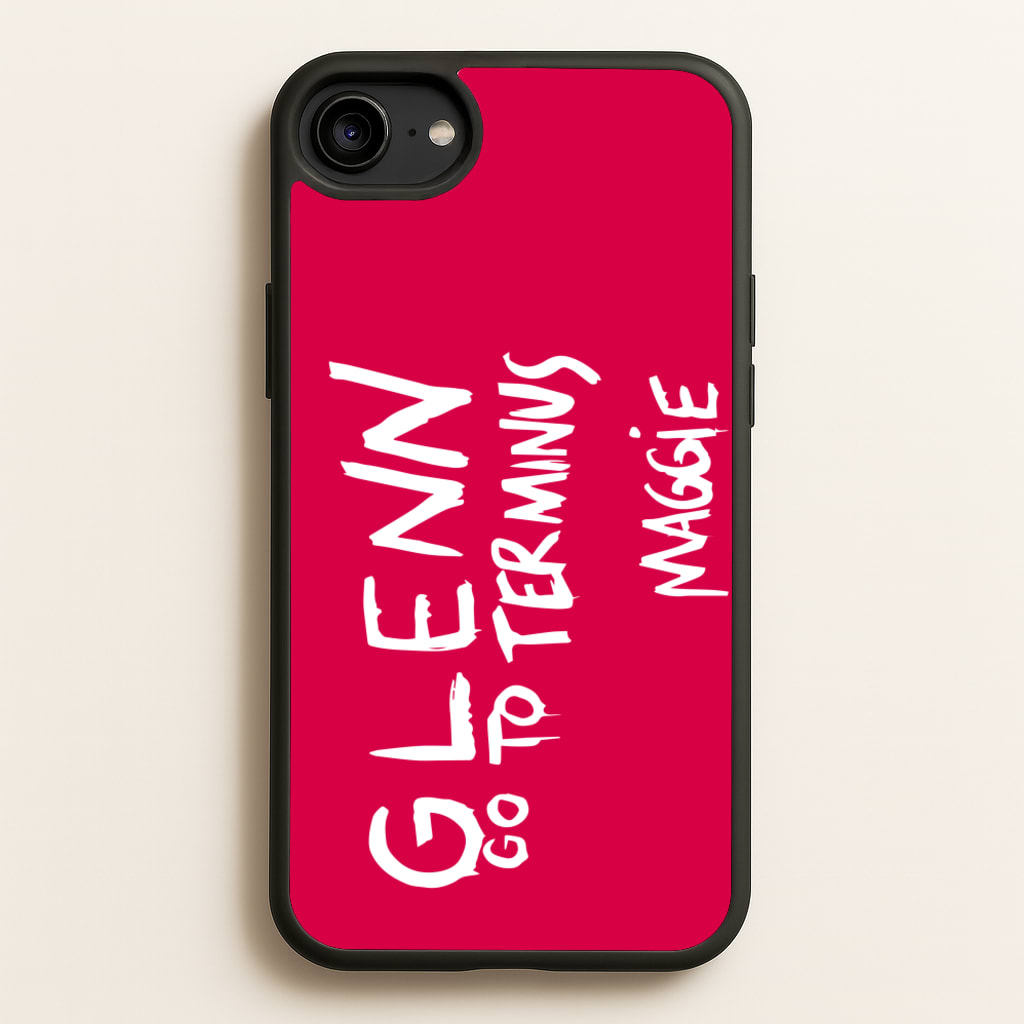 Message For Glenn - TWD - The Walking Dead Phone Case for iPhone 6 / 7 / 8 / SE