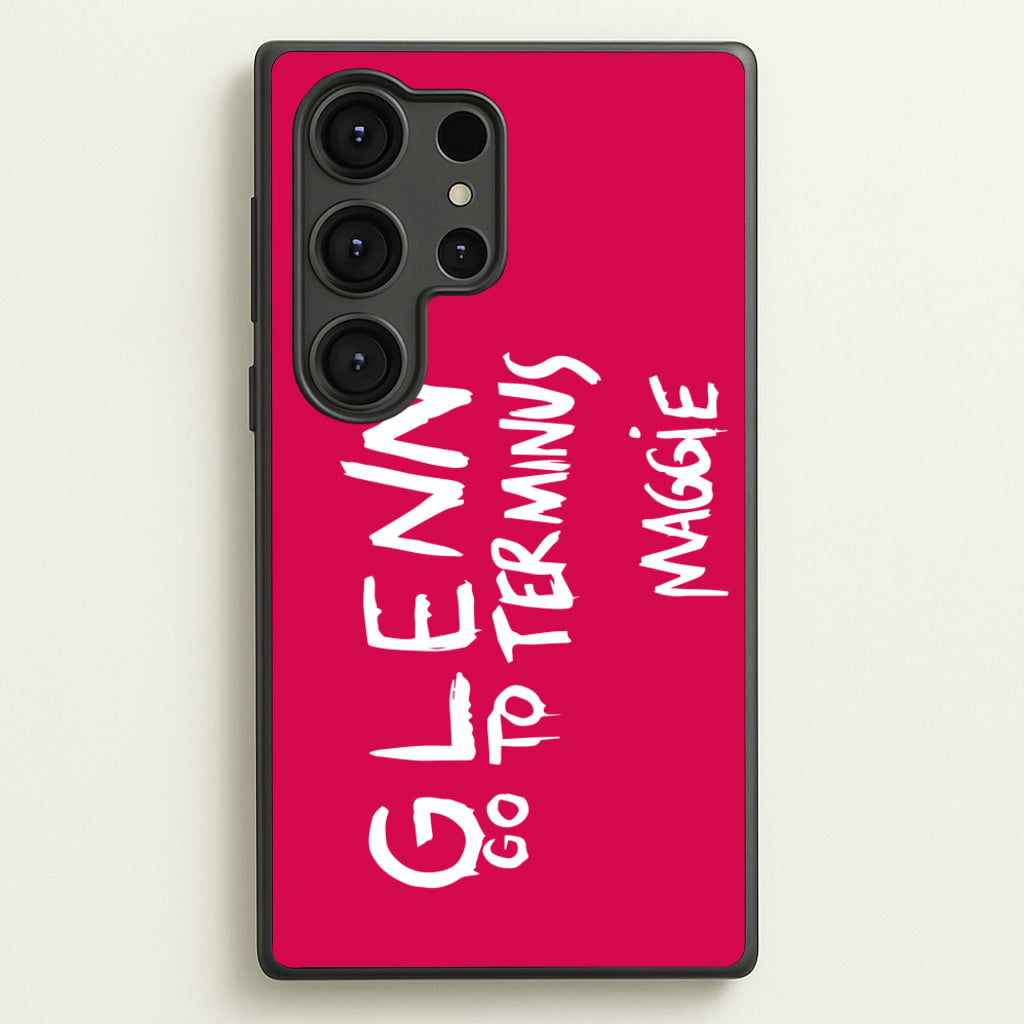 Message For Glenn - TWD - The Walking Dead Phone Case for Galaxy S25 Ultra